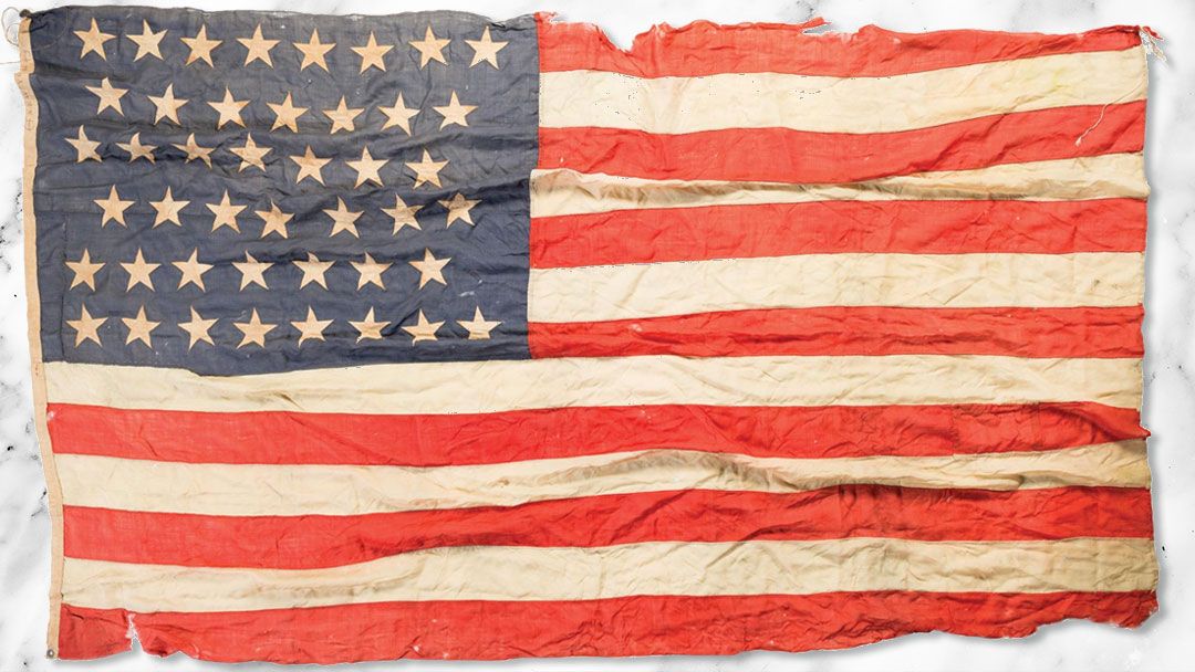 American-Flag-Attributed-to-USS-New-York--1893-