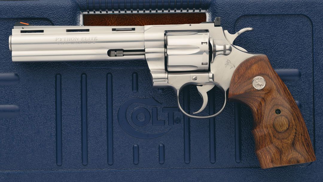 Colt python elite model double action revolver with case