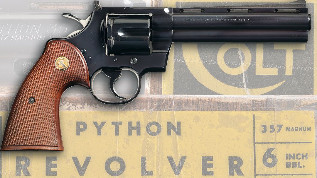 first year production Colt Python revolver