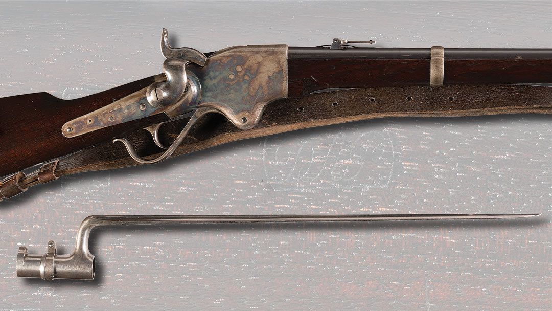 Outstanding-Spencer-Model-1860-Army-Repeating-Rifle-with-Sling-and-Bayonet