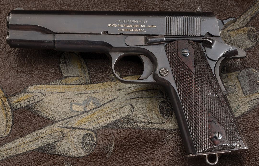 Rare-North-American-Arms-Co.-Model-1911-Semi-Automatic-Pistol