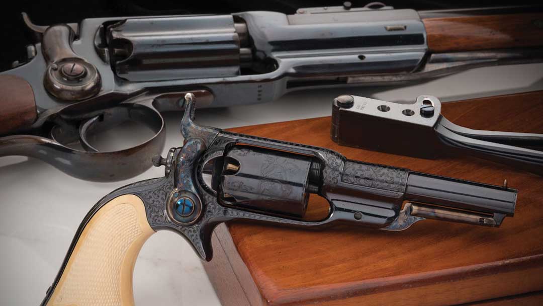Colt-1855-Sidehammer-Pocket-and-a-Colt-1855-revolving-rifle