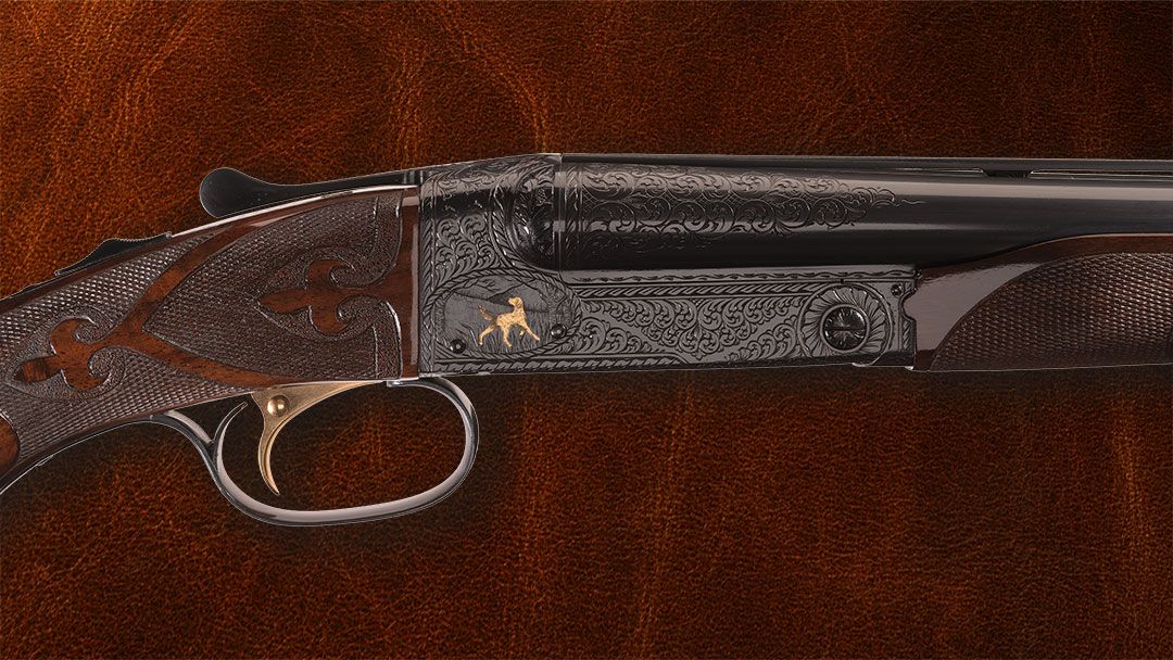 Engraved-and-Gold-Inlaid-Winchester-16-Gauge-Model-21-Grand-American-Style-Double-Barrel-Shotgun-Two-Barrel-Set-with-Case-Inscribed-to-Edward-E.-Ulrich