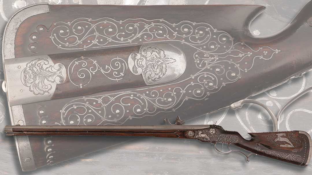 Engraved-and-Wire-Inlaid-Smoothbore-Wheellock-Sporting-Gun-with-Carved-Stock