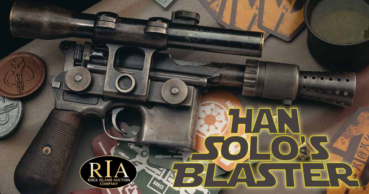 Han Solo Blaster: BlasTech DL-44 from 'Star Wars: A New Hope'