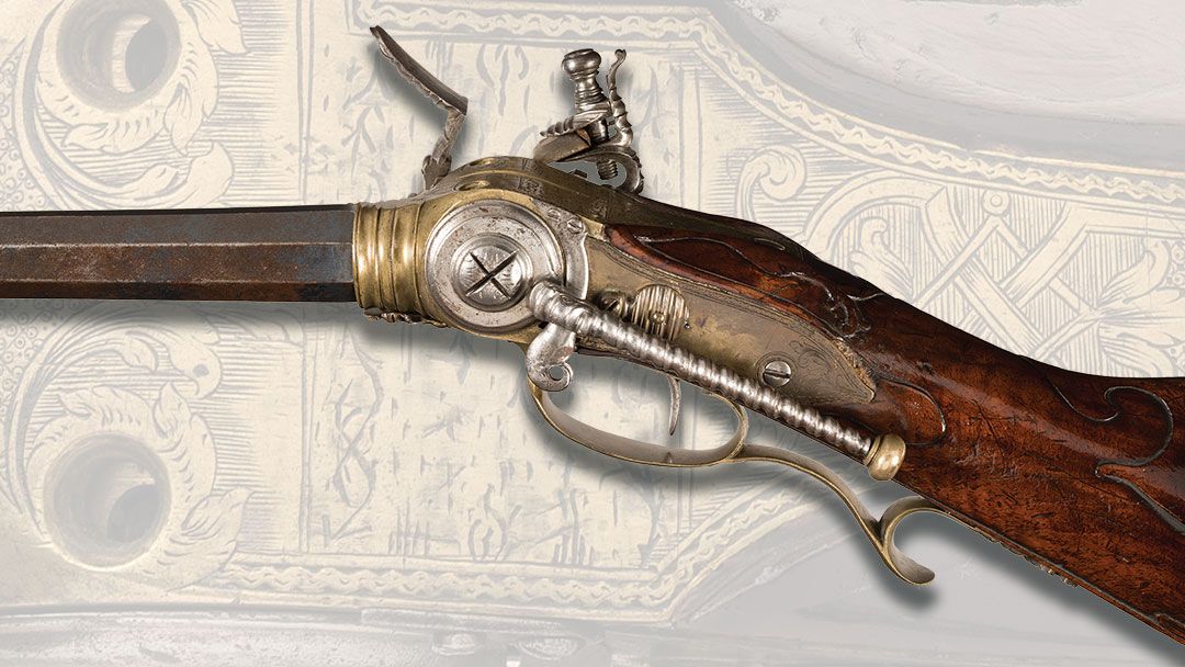 Lorenzoni-Type-Lever-Action-Repeating-Flintlock-Rifle