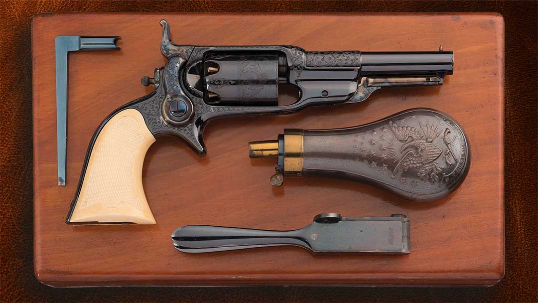 Mint-unfired-and-fresh-as-the-day-it-was-delivered-this-extraordinary-presentation-Colt-revolver-retains-99-percent-original-bright-high-polish-blue-finish