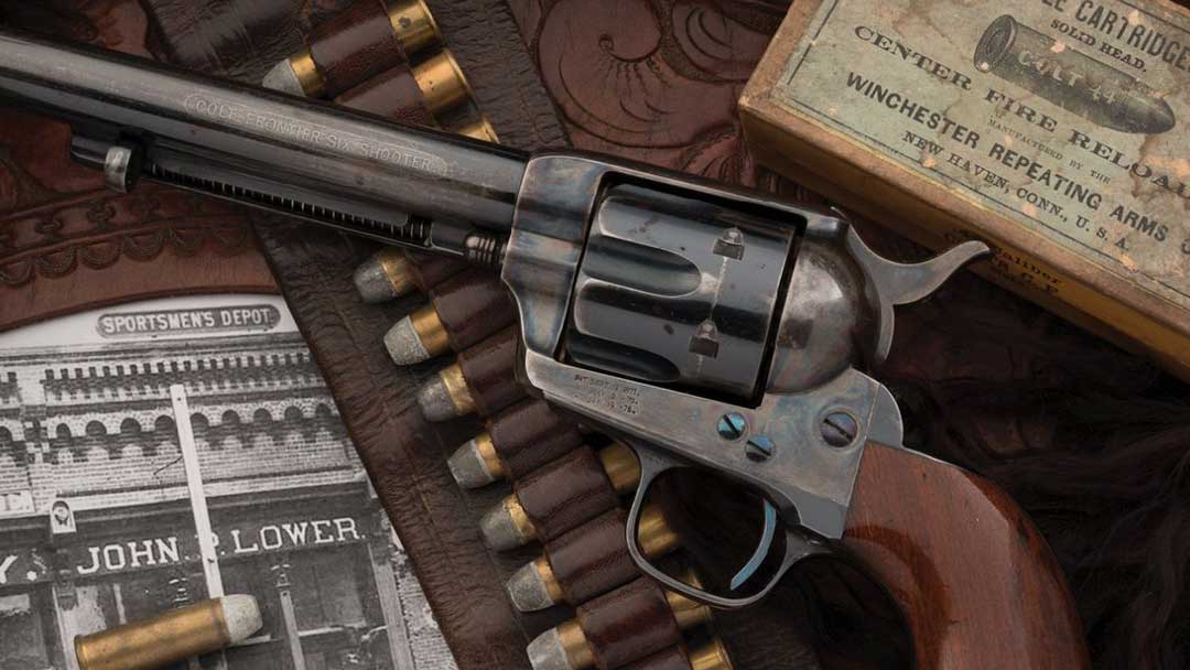 Antique-Colt-Frontier-Six-Shooter-Single-Action-Army-Revolver