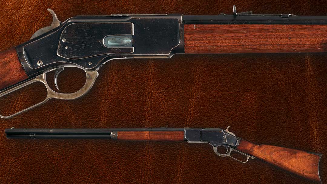 Antique-Special-Order-Winchester-Model-1873-Lever-Action-Rifle-with-Documented-26-Inch-Extra-Long-Barrel-and-Factory-Letter