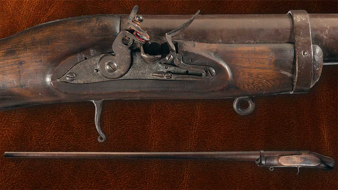 Colossal Single Barrel Flintlock Punt Gun for Sale with Griffin Lock