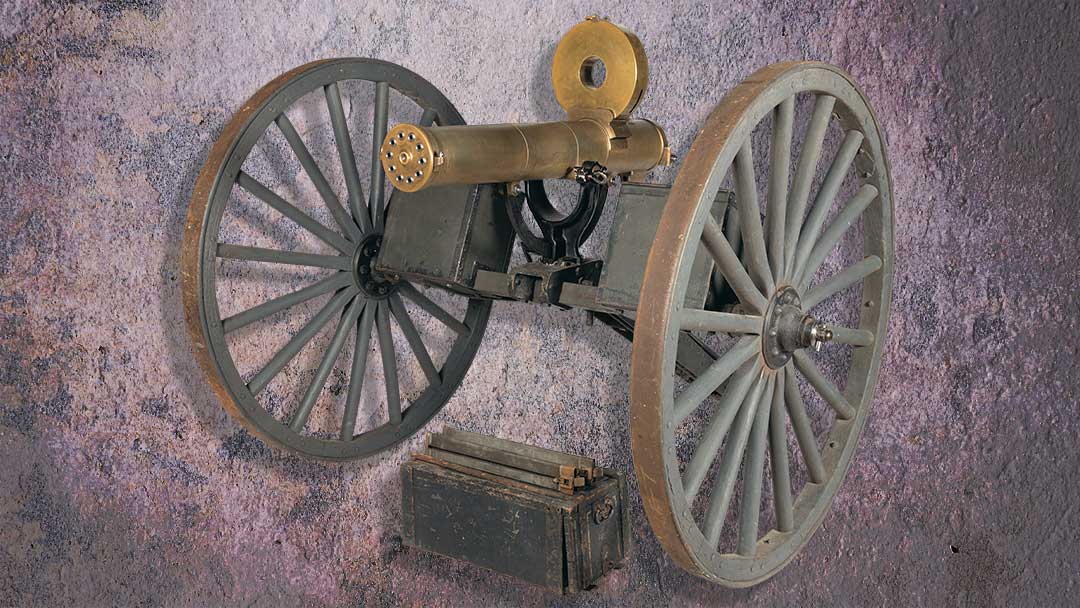 Colt Gatling gun for sale with RIAC with original ammo case