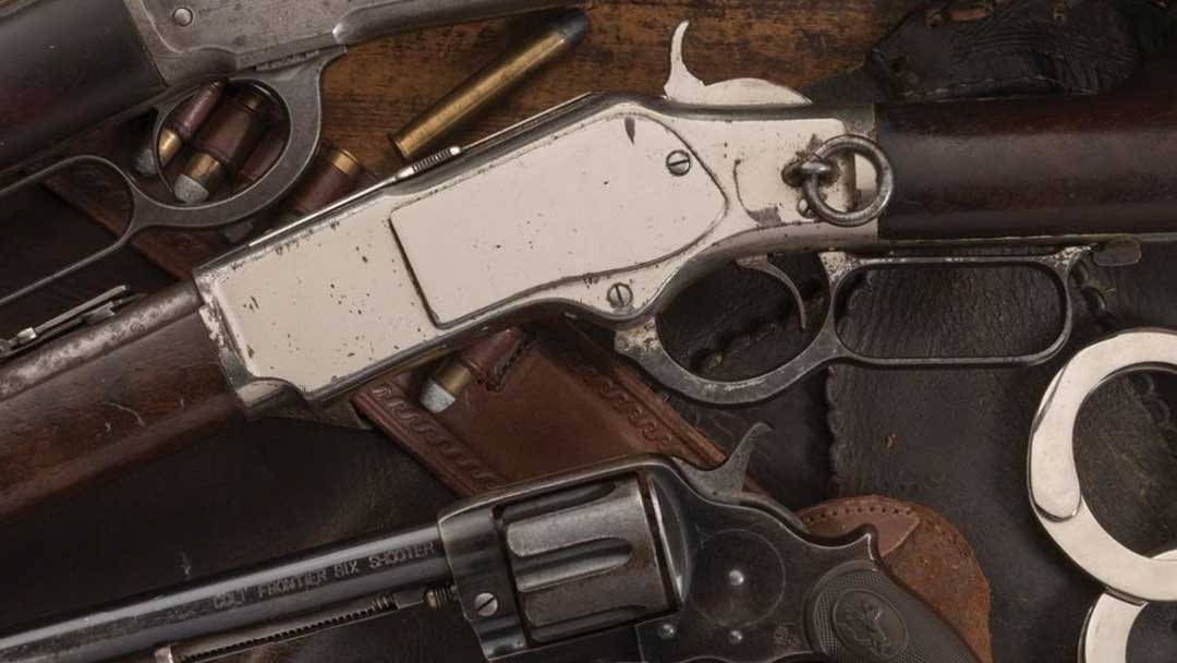 Nickel-Winchester-Model-1873-Lever-Action-Saddle-Ring-Carbine
