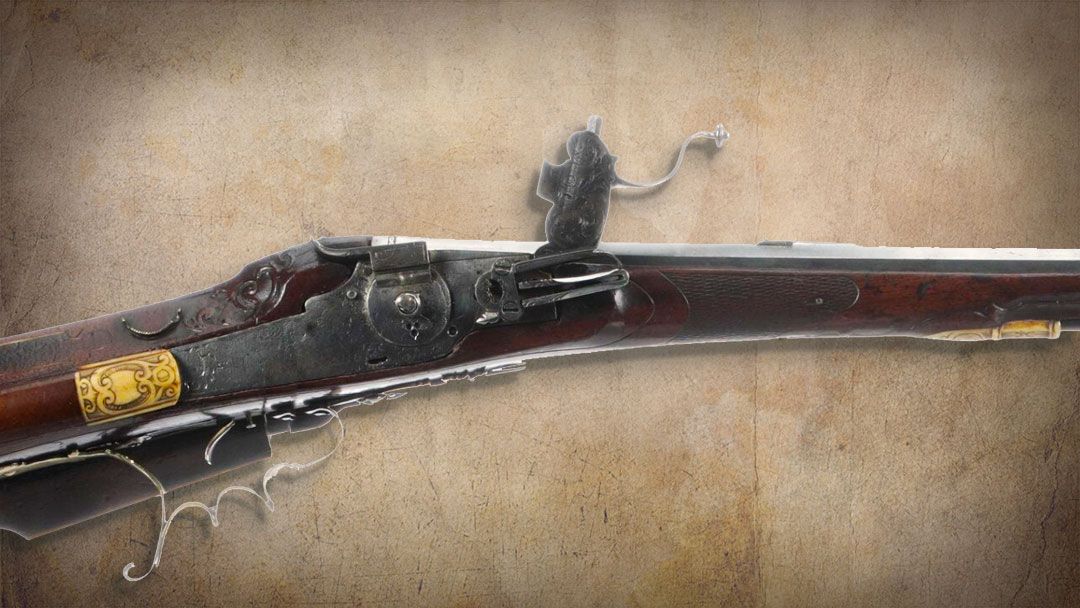Engraved-and-Carved-Joseph-Kuchenreiter-Wheellock-Sporting-Rifle