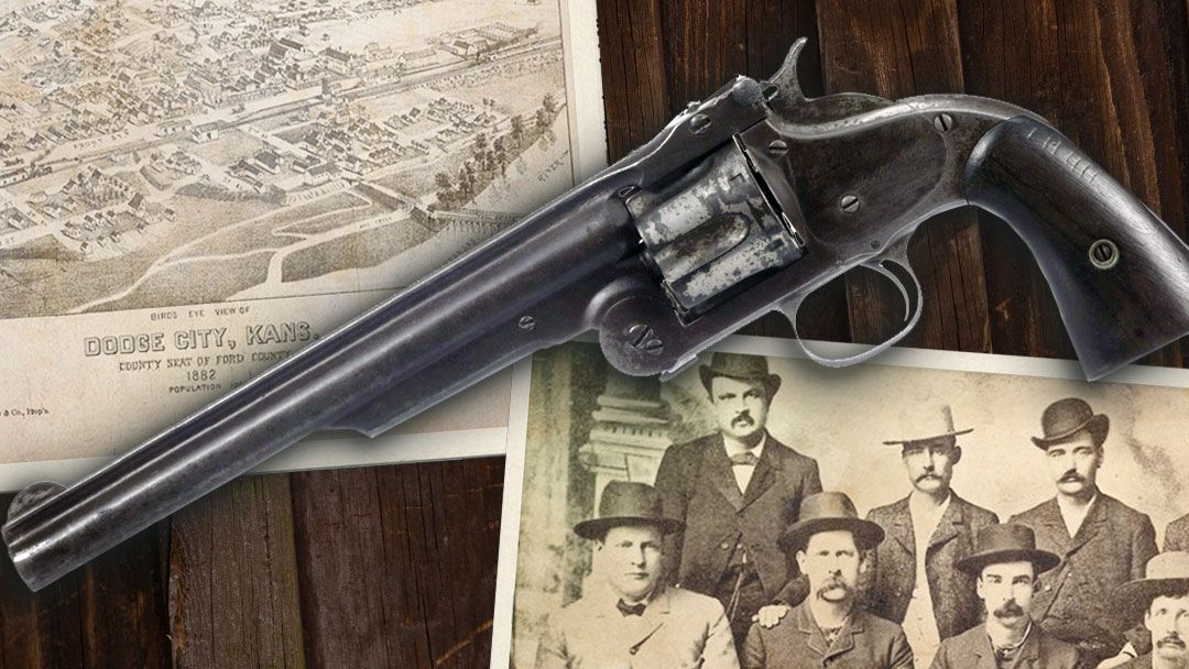 Smith---Wesson-American-Revolver-Inscribed-to-Lawman-Larry-Deger-of-Dodge-City