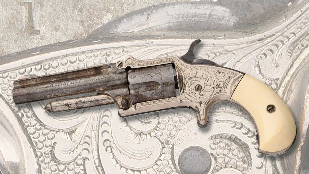 rare-factory-engraved-Marlin-No.-32-standard-1875-revolver-serial-number-1