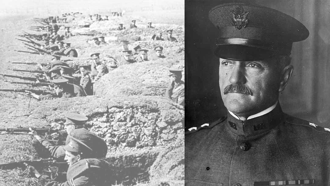 Pershing-and-trench-warfare