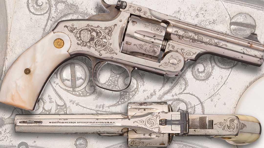 Smith-and-Wesson-New-Model-No3-target-revolver-engraved-by-Oscar-Young