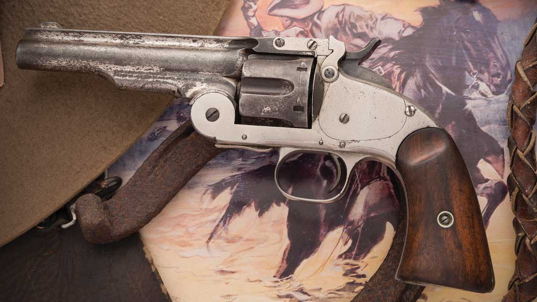 first-production-Serial-Number-1-Smith-and-Wesson-First-Model-Schofield-single-action-revolver