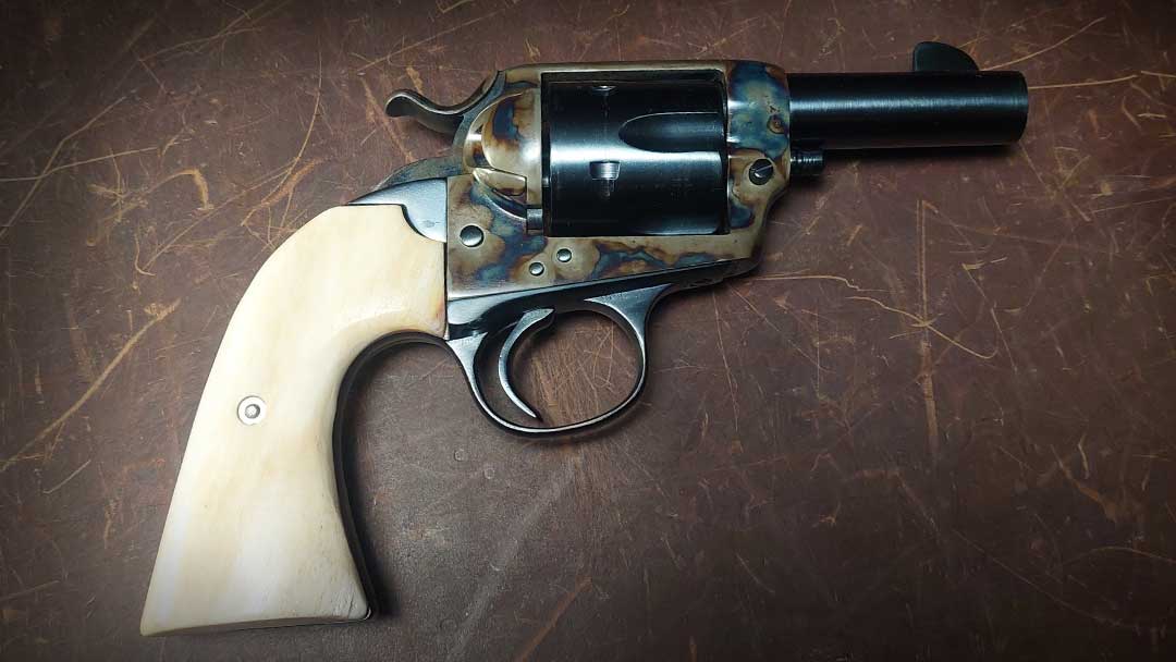 Colt-Sheriffs-style-Bisley-Model-SAA-snub-nose-revolver-Lot-1018