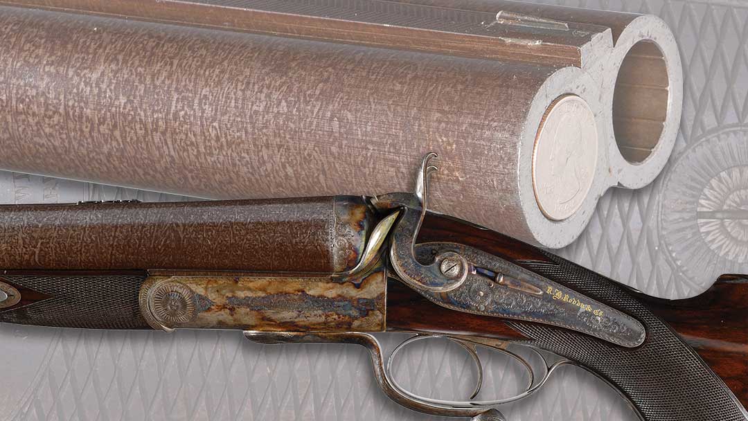 Incredible-Engraved-R.B.-Rodda-4-Bore-Double-Barrel-Rotary-Underlever-Dangerous-Game-Hammer-Rifle-with-Case