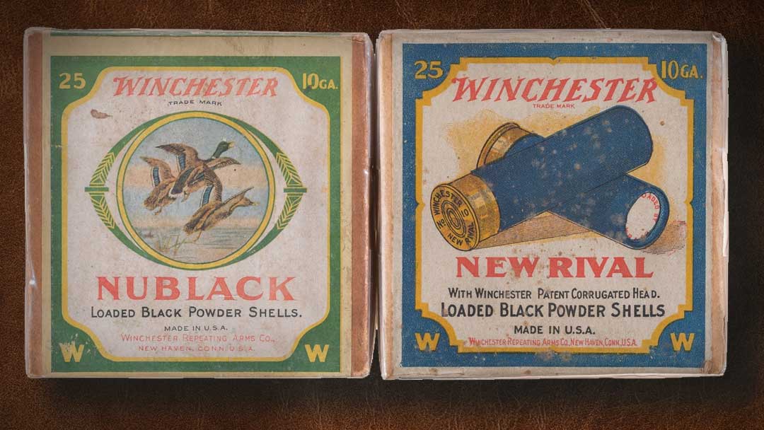 Two-Desirable-Factory-Sealed-Boxes-of-Winchester-10-Gauge-Blank-Shotgun-Shells