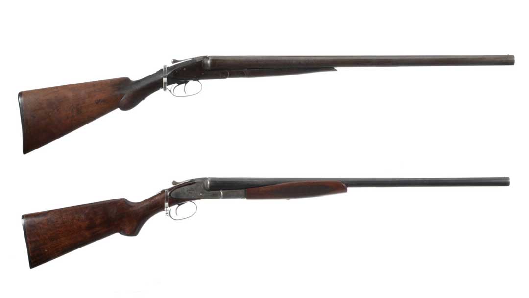 Two-L.-C.-Smith-Hunter-Arms-Double-Barrel-Shotguns