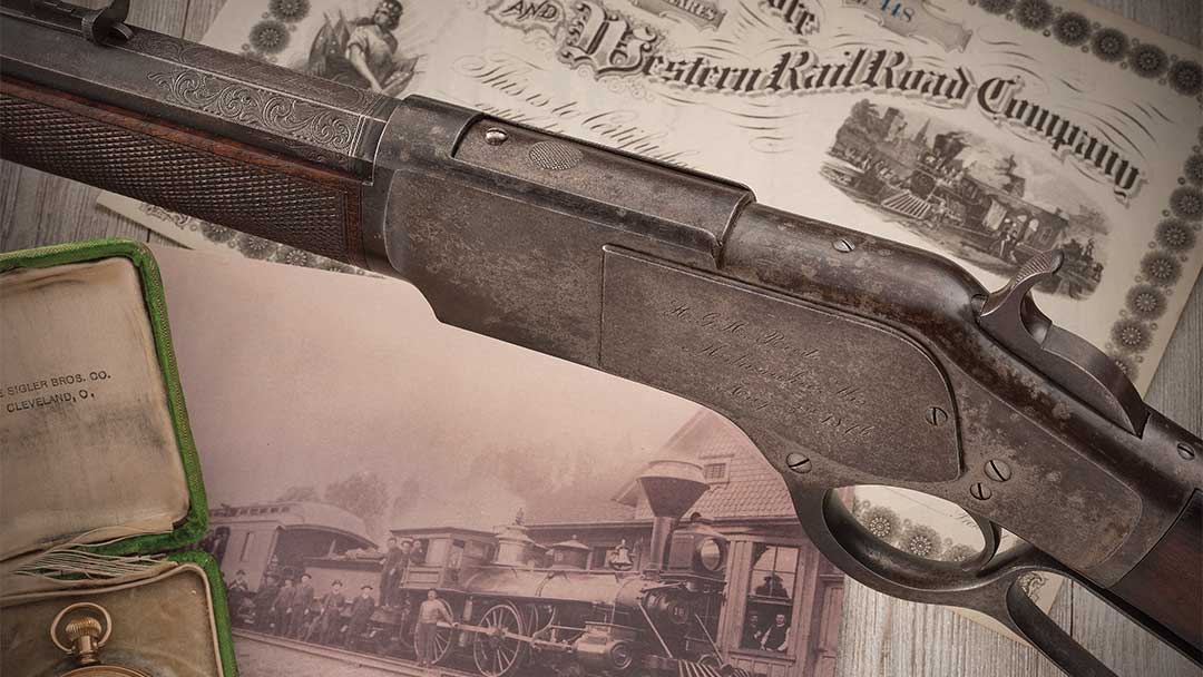A documented Winchester One of One Thousand marked Model 1873 smoothbore rifle inscribed for H.G.H. Reed of Milwaukee