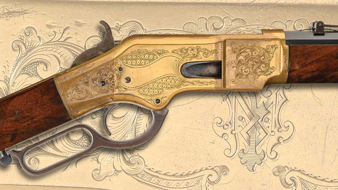 Documented-L.D.-Nimschke-Signed-Deluxe-Engraved-Winchester-Model-1866-Lever-Action-Rifle-Attributed-to-Attorney-and-Politician-Albert-J