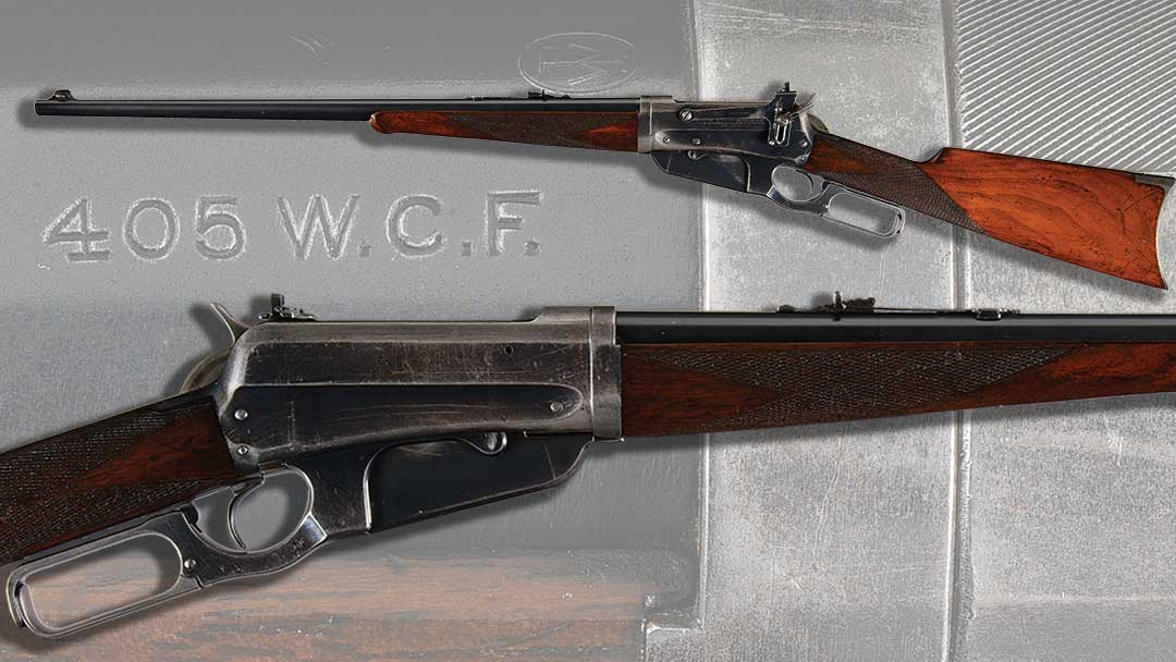 Winchester-Deluxe-Model-1895-Lever-Action-Takedown-Rifle-in-Desirable-.405-W.C.F.-Rifle