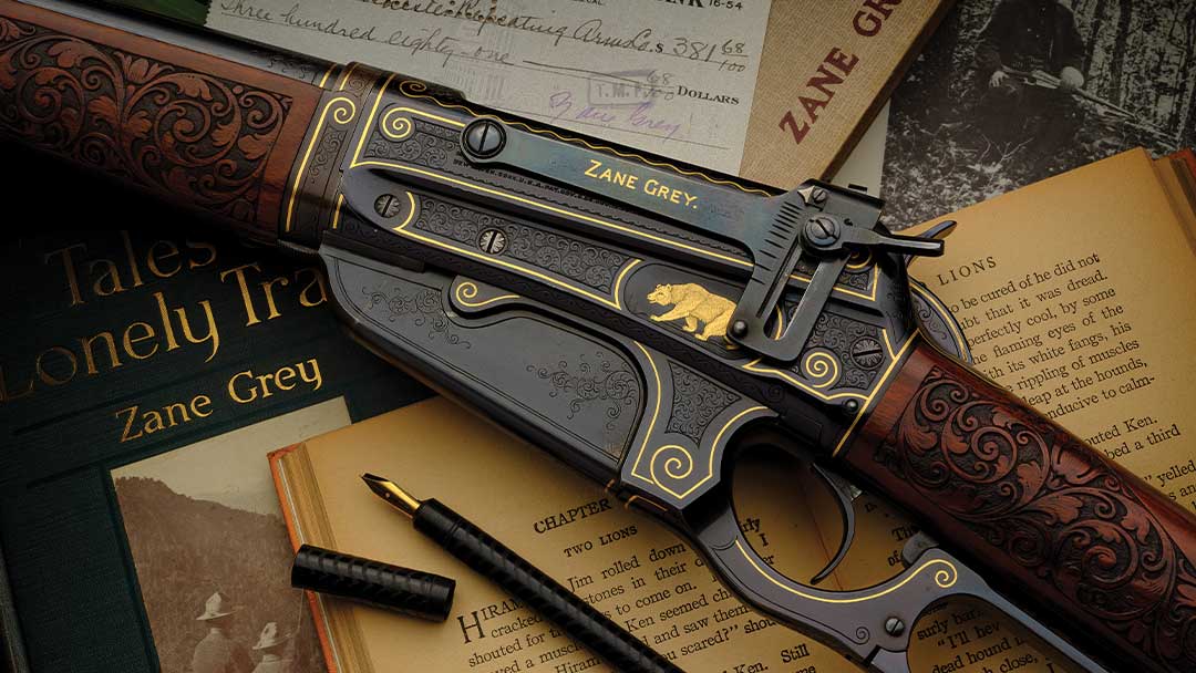 Zane-Grey-engraved-Winchester-Model-1895-rifle