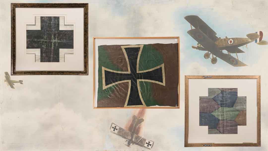Aerial-World-War-1-artifacts-German-fuselage-canvas
