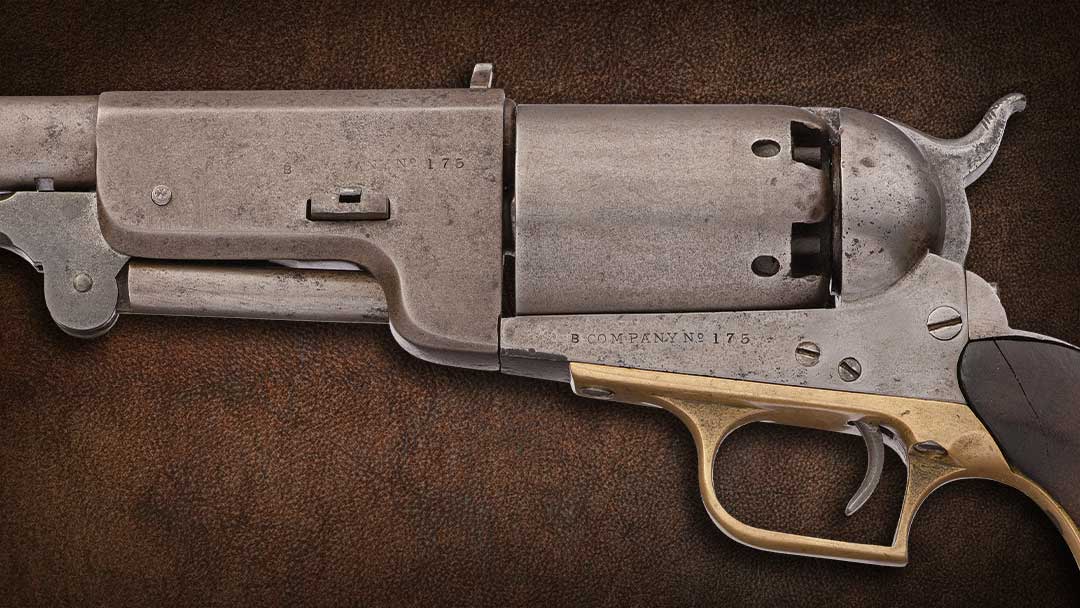 Colt-Walker-Revolver-B-Company-No-175-Texas-Rangers-gun