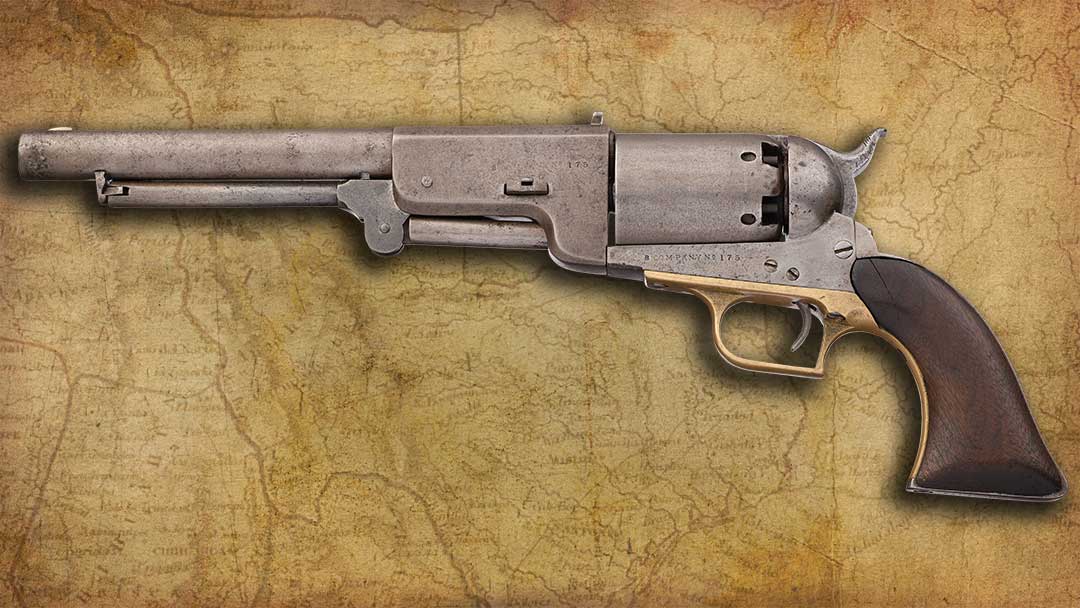 Colt-Walker-Revolver-B-Company-No-175-Texas-Rangers