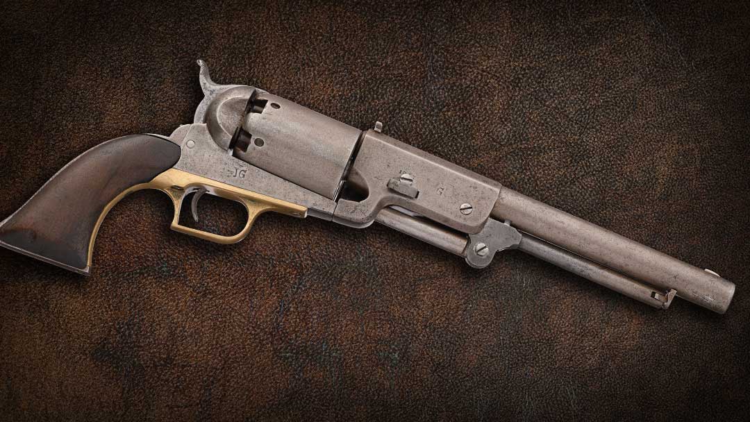 Colt-Walker-Revolver-B-Company-No-175-Texas-Ranger gun