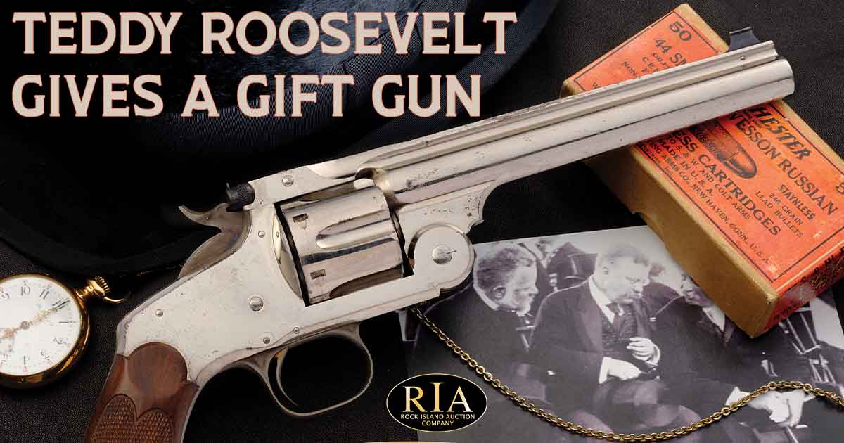 Teddy Roosevelt's Gift Gun to Henry Cabot Lodge