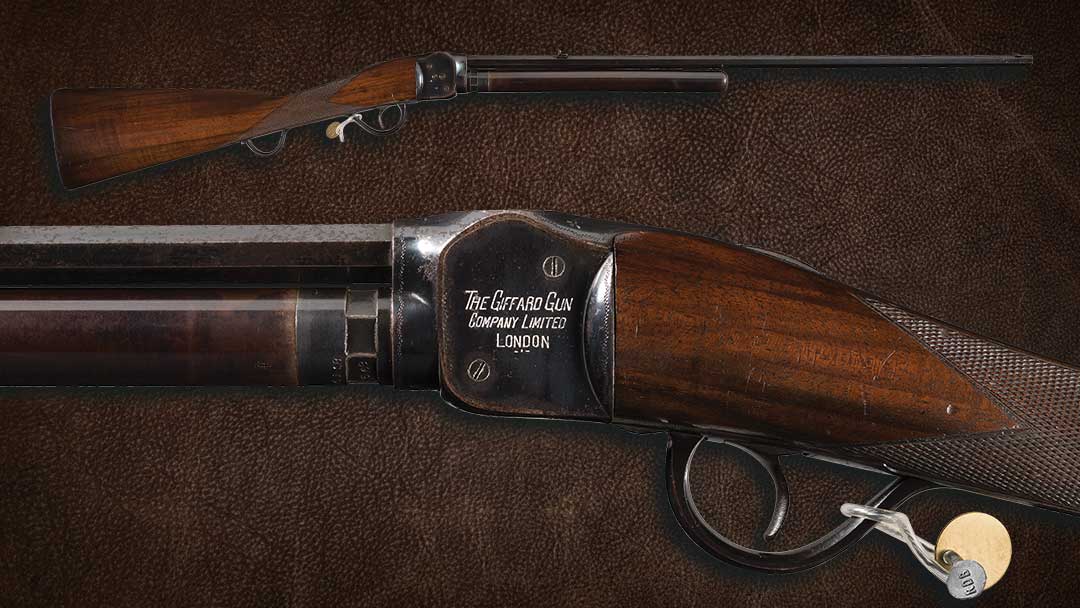 Documented-Engraved-Giffard-Gun-Company-Ltd.-Lever-Action-Hammerless-Model-CO2-Gas-Rifle