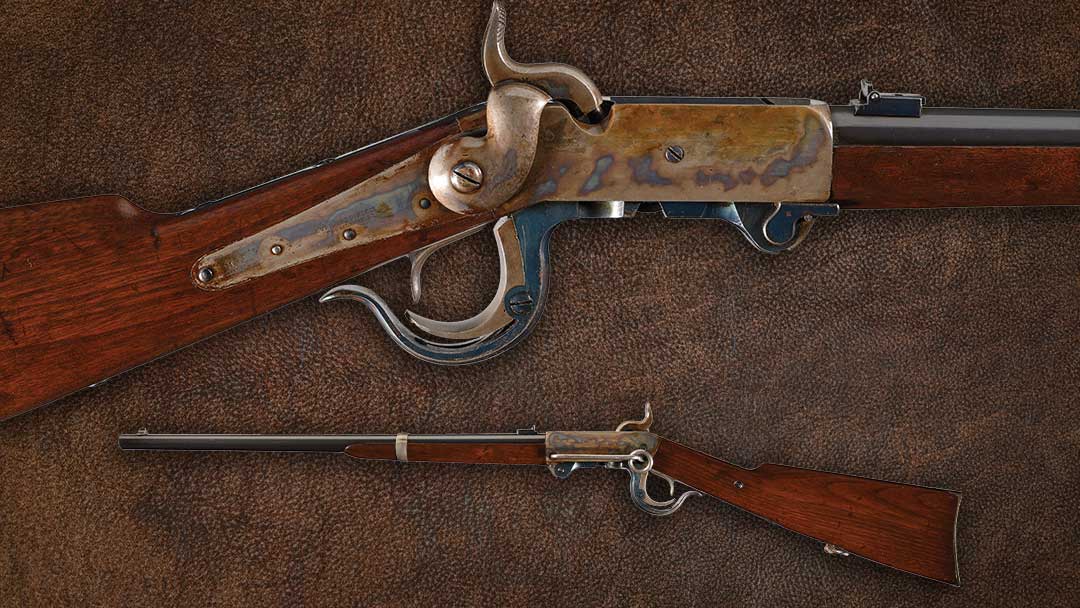 Outstanding-Civil-War-U.S.-Burnside-Breech-Loading-Percussion-Saddle-Ring-Carbine
