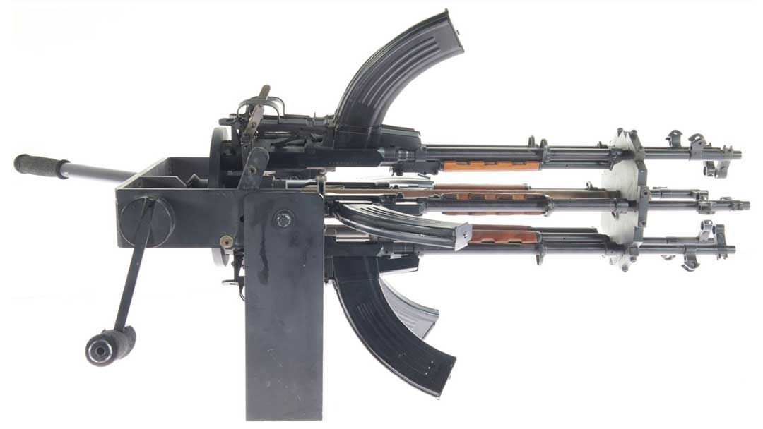 Six-Norinco-SKS-Rifles-in-Gatling-Configuration