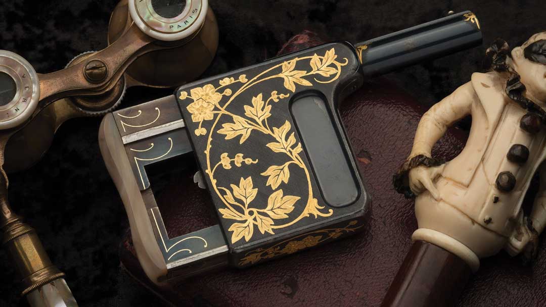 Exhibition-Quality-Factory-Gold-Inlaid-Gaulois-No-1-Palm-Pistol