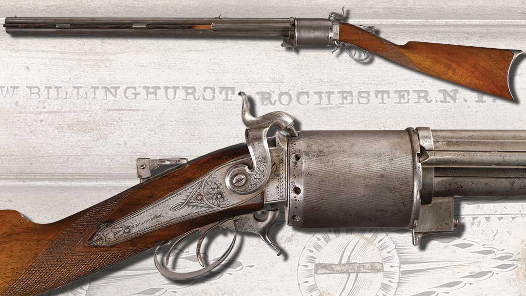 Highly-Desirable-and-Rare-NRA-Award-Winning-William-Billinghurst-Combination-Percussion-Revolving-Rifle-and-Underhammer-Shotgun