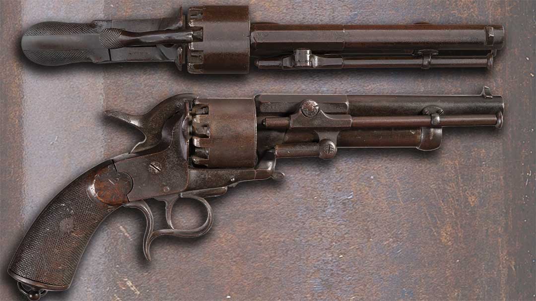 Historic-Civil-War-First-Model-LeMat-Grapeshot-Percussion-Revolver-of-a-Confederate-General