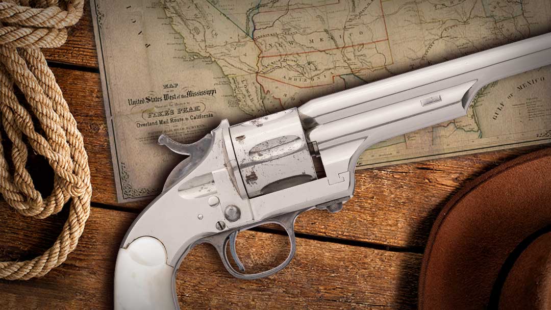 Merwin-Hulbert-and-Co-1st-Type-Large-Frame-Single-Action-Revolver-with-Attractive-Pearl-Grips