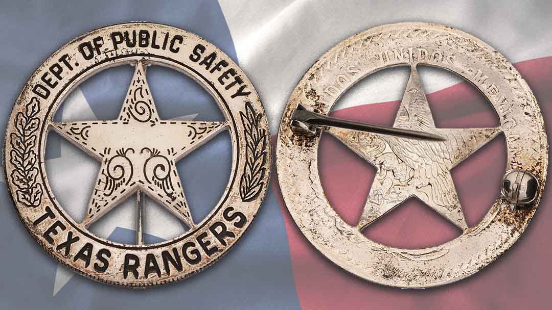 Texas Rangers Company B Badge