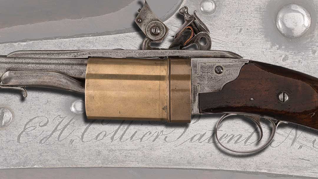 eh-collier-revolving-flintlock-carbine-with-snap-bayonet