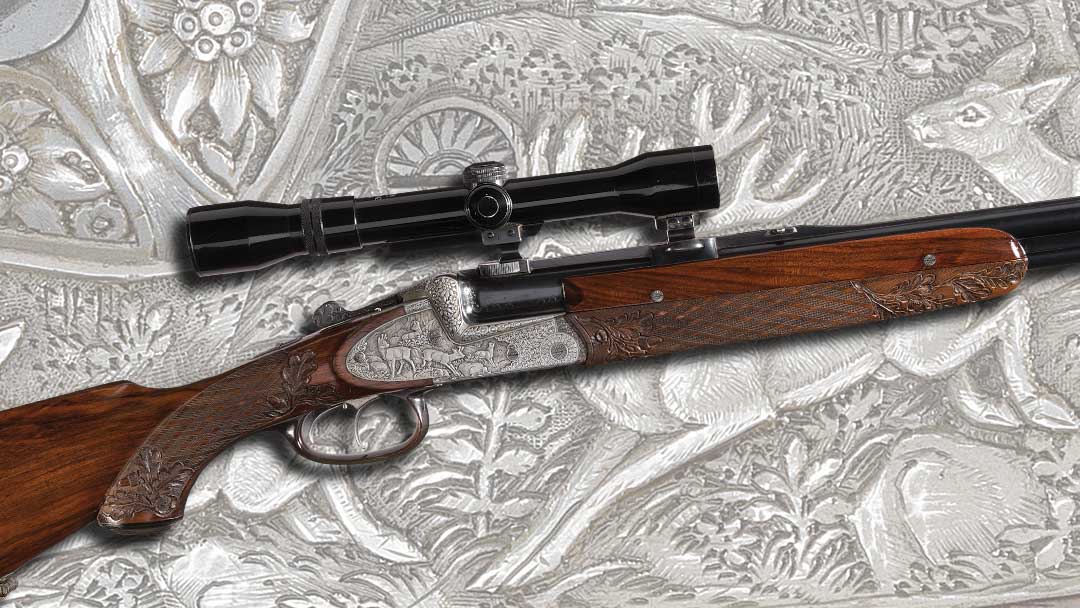 engraved-ludwig-borovnik-overunder-combination-gun-with-scope