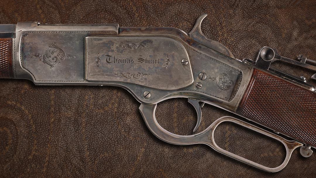 Factory-Engraved-One-of-One-Thousand-Winchester-Model-1873-Lever-Action-Rifle-1