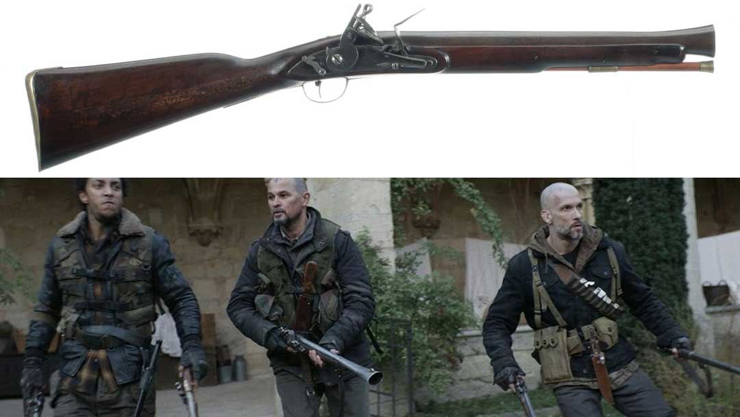 blunderbuss-and-other-flintlocks-carried-as-Zombie-Apocalypse-Weapons