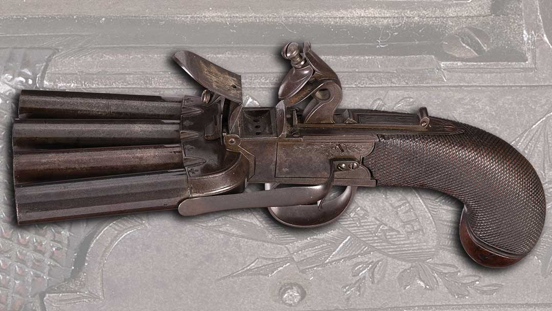 Duck-Foot-pistol-a-unique-volley-gun-type