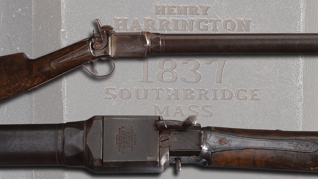 Henry-Harrington-Patent-Percussion-Nineteen-Shot-Volley-Gun