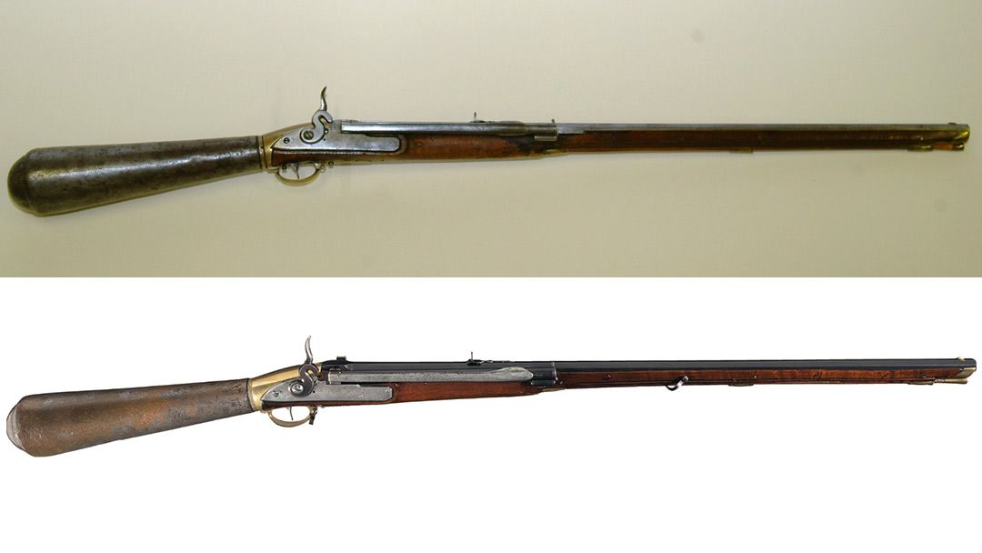Lewis-and-Clark-trian-Girardoni-Air-Rifle-model-compared